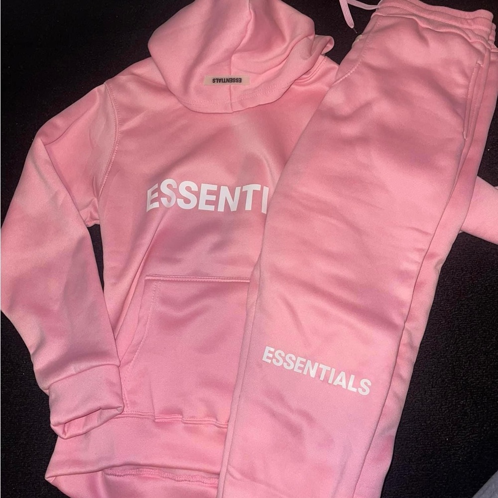 unauthentic essentials matching sweat outfit
